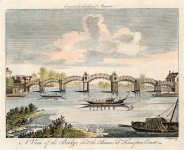 Hampton Court Bridge,river view,prints